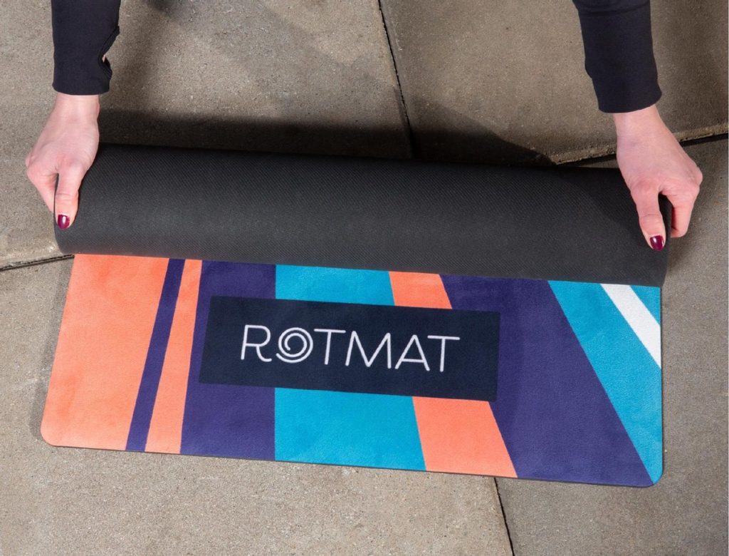 duurzame fitnessmat ROTMAT ZWAAN