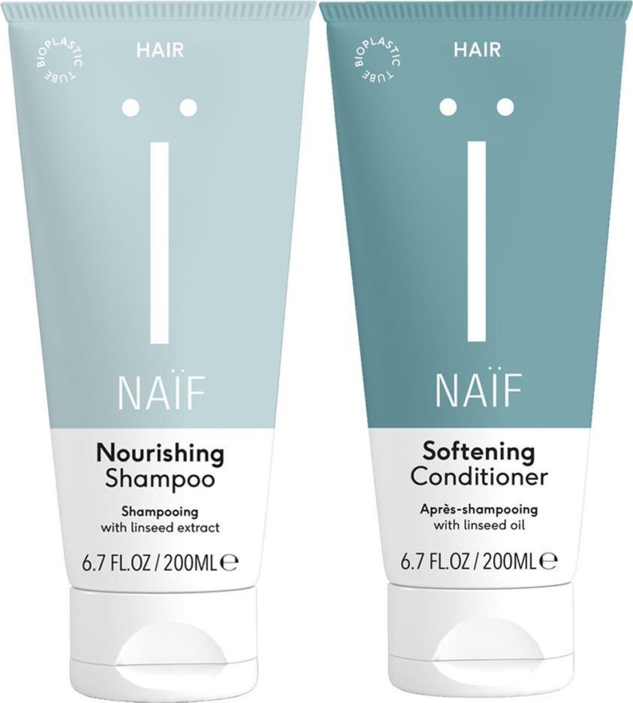 duurzame shampoo - Naïf natuurlijke Shampoo & Conditioner voordeelverpakking